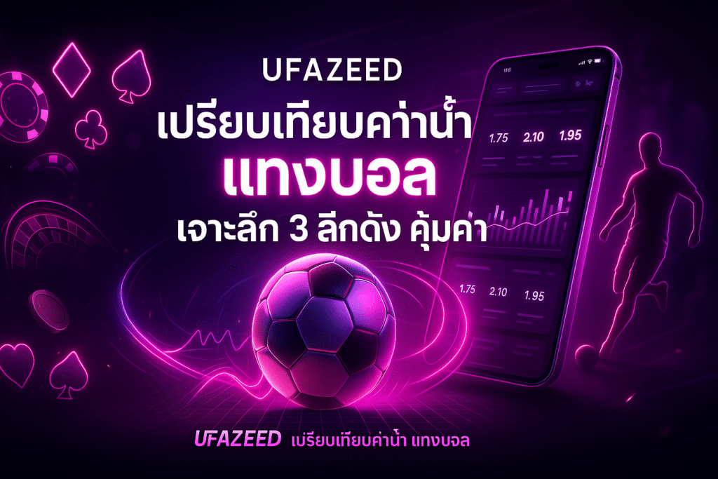 เปรียบเทียบค่าน้ำ แทงบอล